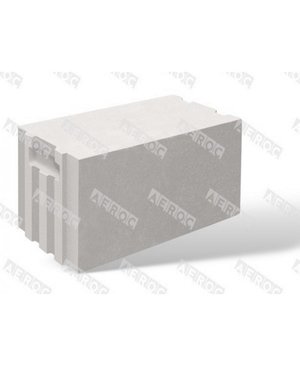 Блок газобетонный AEROC D400 625x250x200 мм паз-гребень