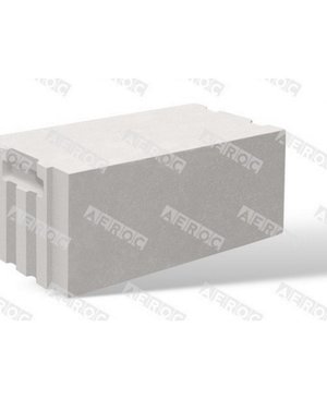 Блок газобетонный AEROC D400 625x250x200 мм паз-гребень