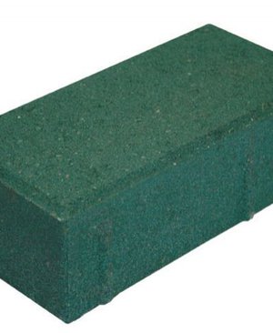Тротуарная плитка «Брусчатка» 200х100х60 мм 7П.6 зелёная